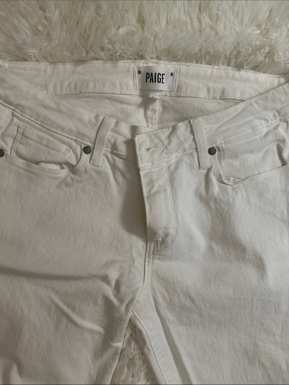 PAIGE White Skinny Jeans
